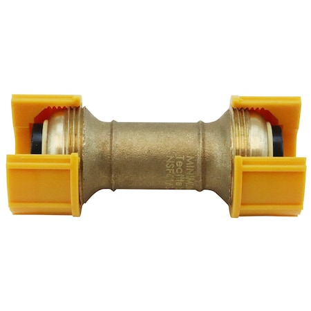 Apollo 1/2 in. Brass Push-To-Connect EZ-Slip Repair Coupling FSBC12SLEZ